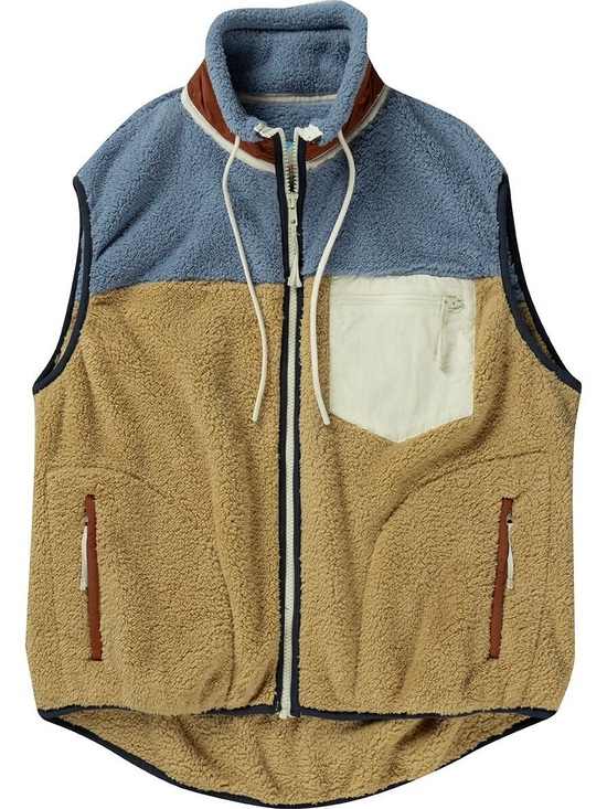 THE GREAT. Jackets & Blazers - THE GREAT OUTDOORS The Plush Colorblock Terrain Vest Sherpa Women's Small